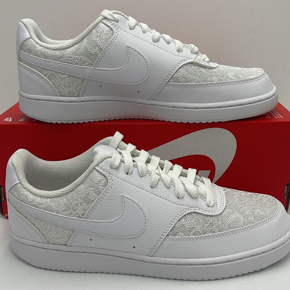 Nike Court Vision Low
Women's Shoes
White/White/White
Style HJ5846-100 - Picture 2 of 16